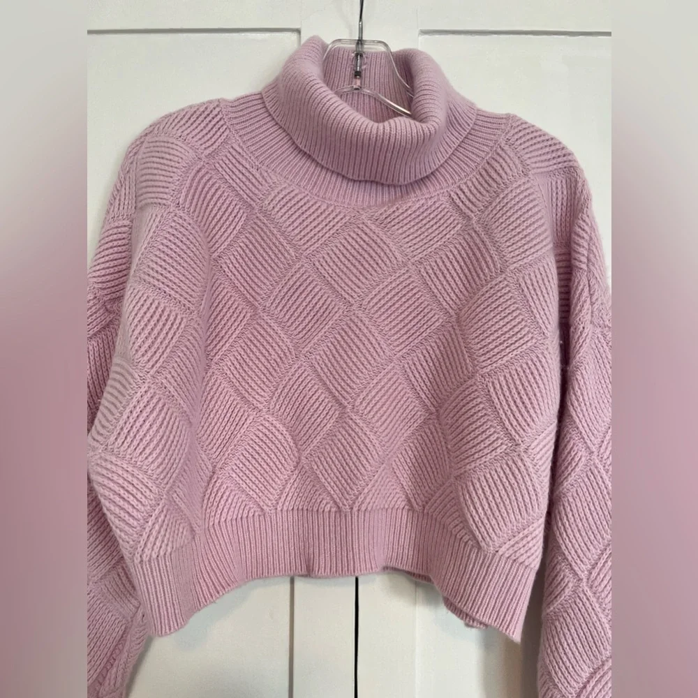 Ronny Kobo Onyx Knit Crop Turtleneck - Picture 6 of 12